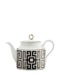 GINORI 1735 key-pattern ceramic teapot (900ml) - White