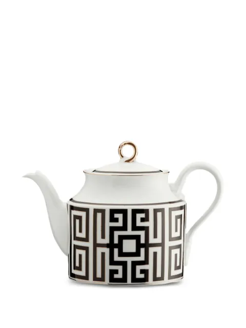 GINORI 1735 key-pattern ceramic teapot (900ml)