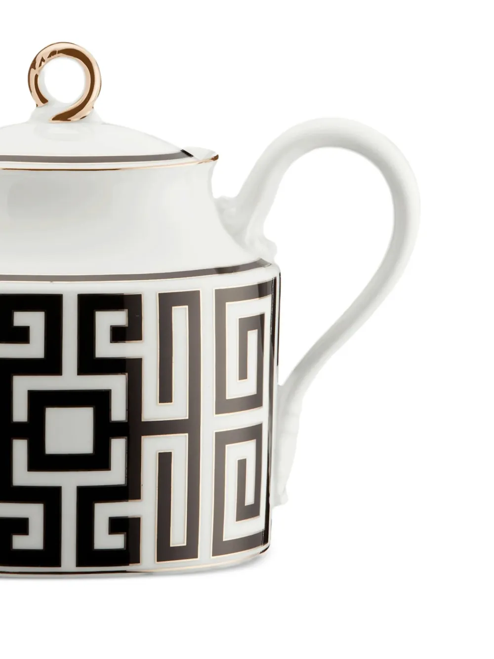 GINORI 1735 Keramische theepot met patroon (900 ml) - Wit