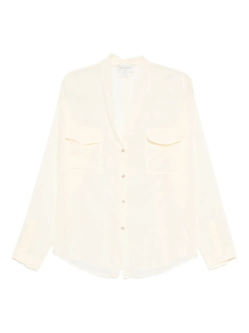 Forte Forte drop-shoulder shirt - ニュートラル Forte Forte drop-shoulder shirt - ニュートラル