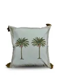 Les-Ottomans palm-tree tassel-detail cushion (50cm x 50cm) - Green