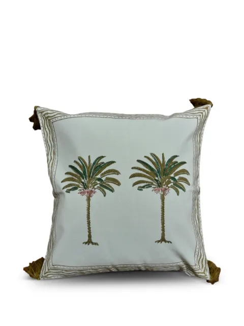 Les-Ottomans palm-tree tassel-detail cushion (50cm x 50cm)