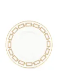 GINORI 1735 chain-link print plate - White