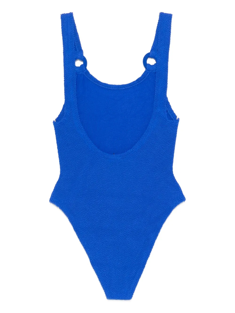 Hunza G Domino gekreukt badpak Blauw