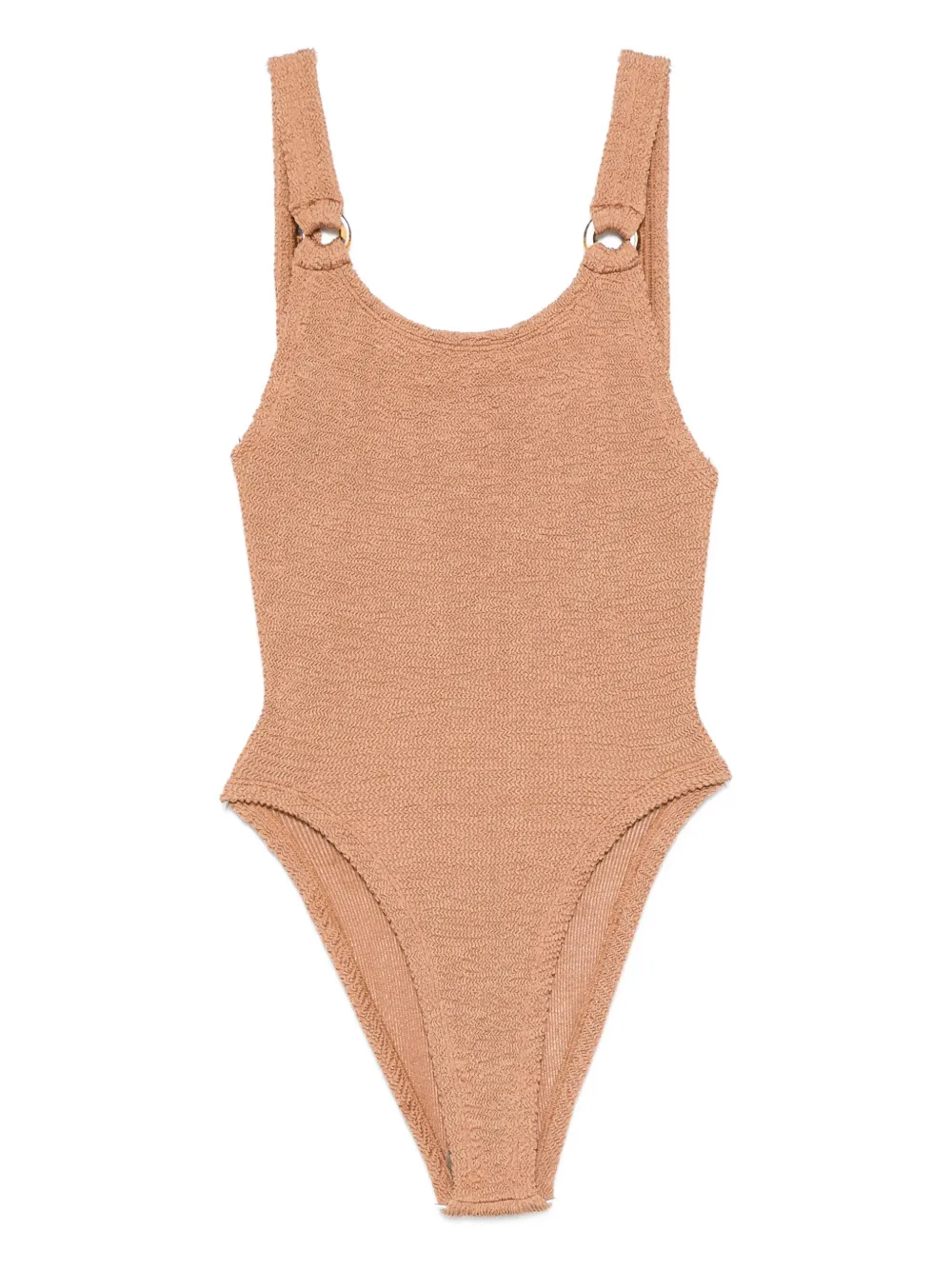 ring-detail open-back swimsuit
