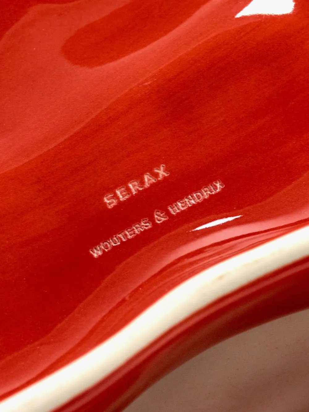 Serax Lips Serving Dish In Red