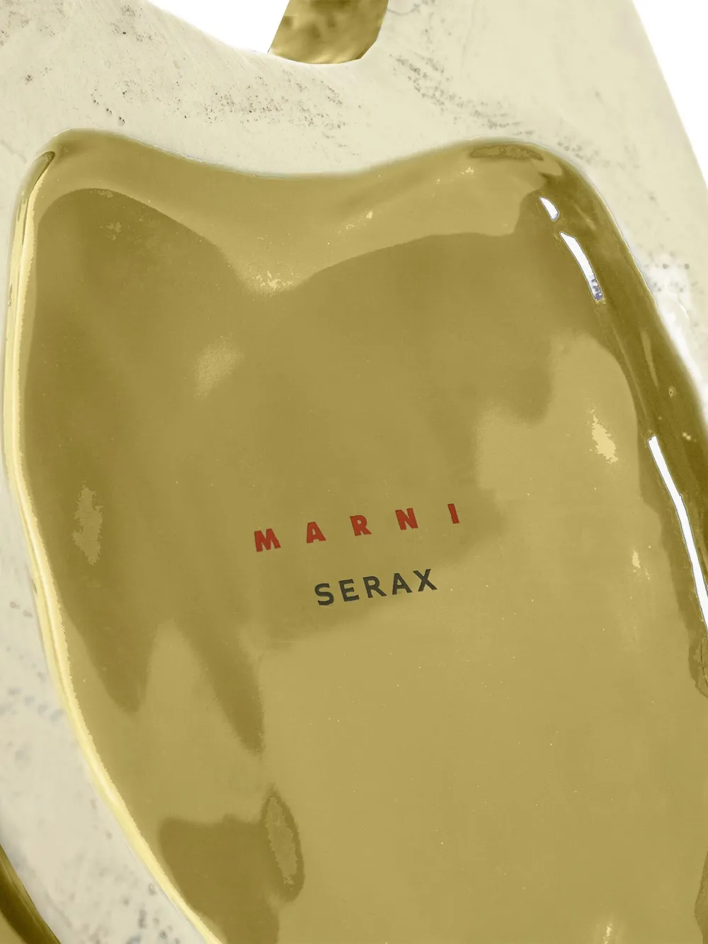 Serax X Marni After Midnight Owl Vase (30cm X 19.5cm) In Green