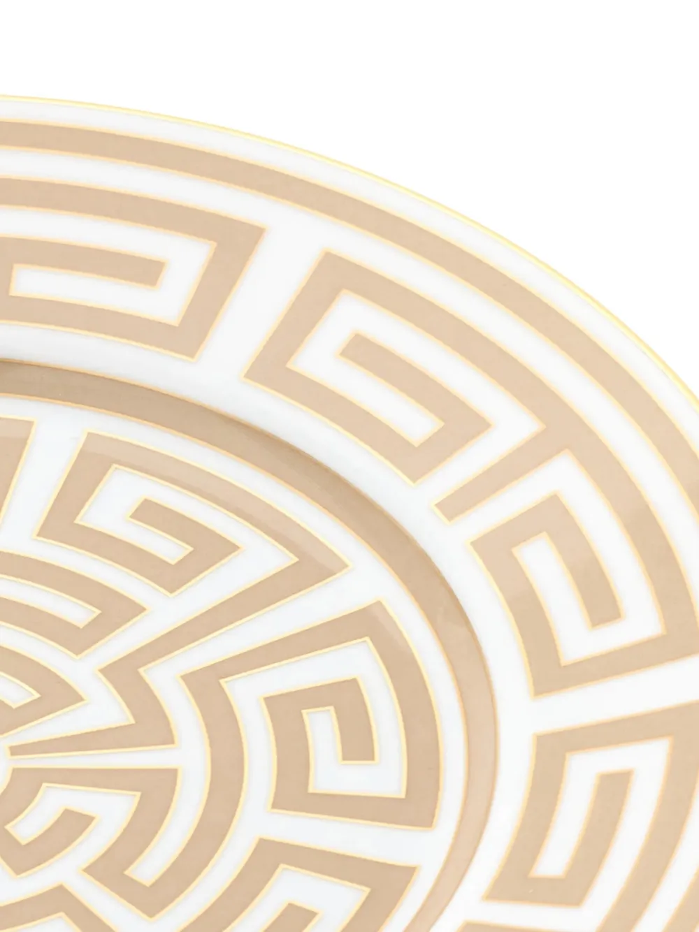 Ginori 1735 Greek-key Pattern Plate (22cm) In White