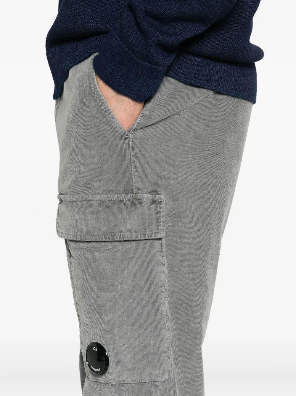 C.P. Company pocket-detail cargo trousers Grijs