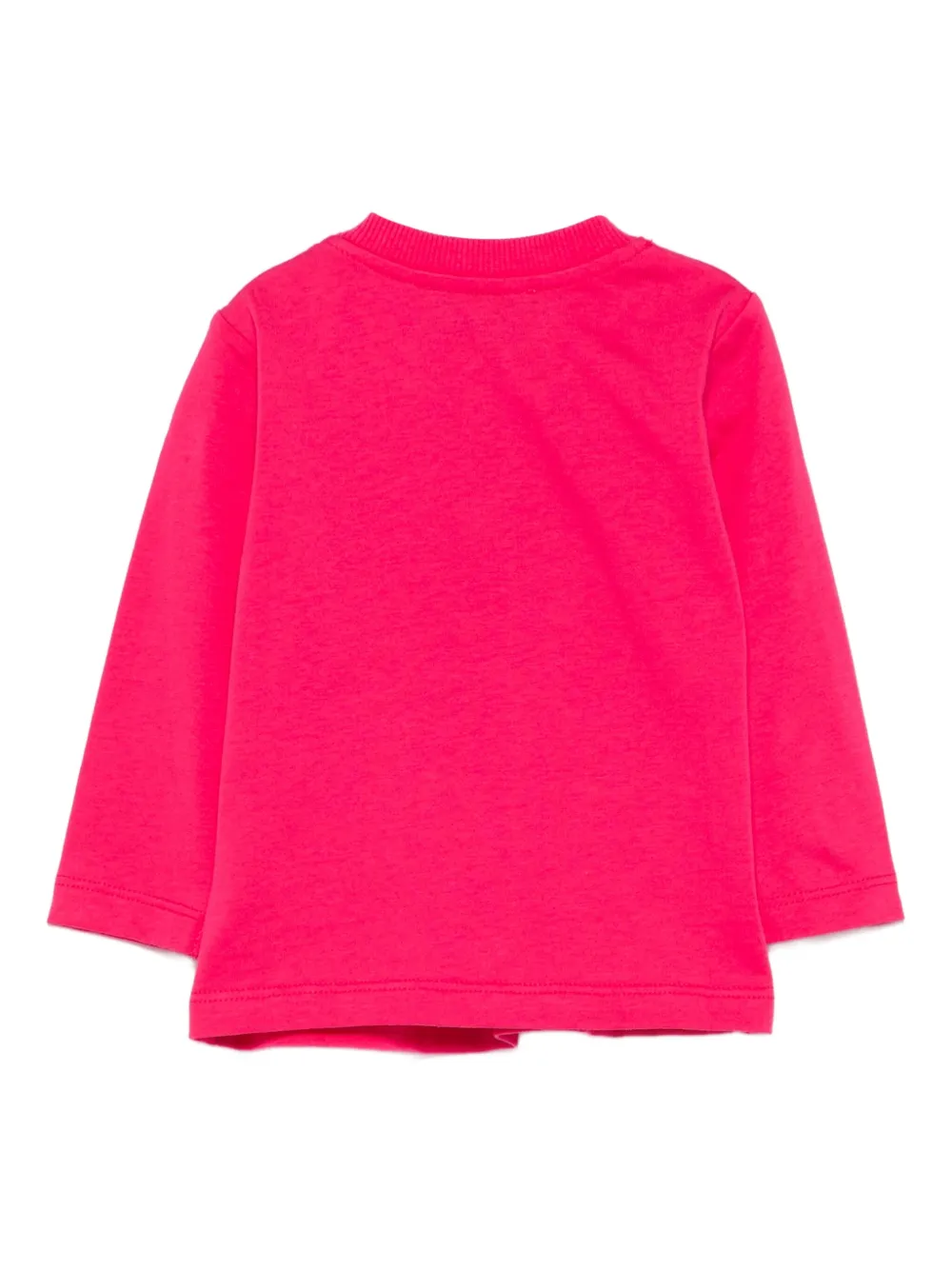 Moschino Kids Teddy Bear-print long-sleeves top Roze