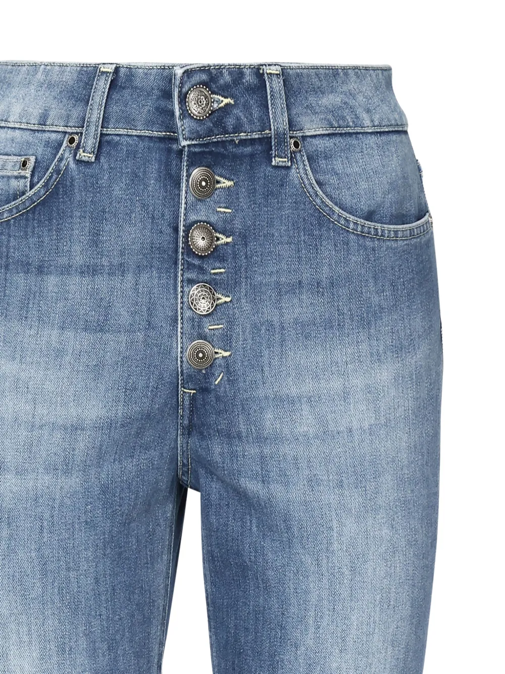 DONDUP Jeans met vijf zakken en knopen Blauw