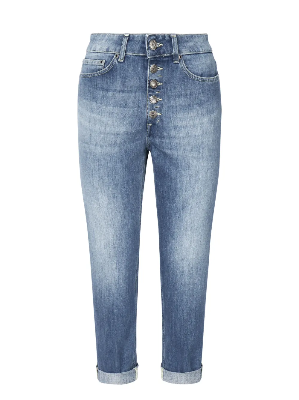 DONDUP Jeans met vijf zakken en knopen Blauw