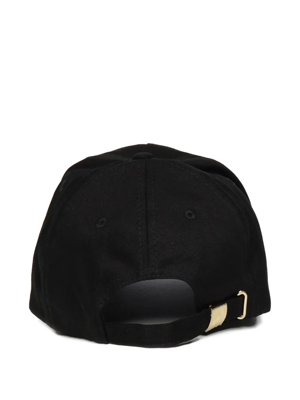 Versace Jeans Couture Baroque-print logo cap Zwart