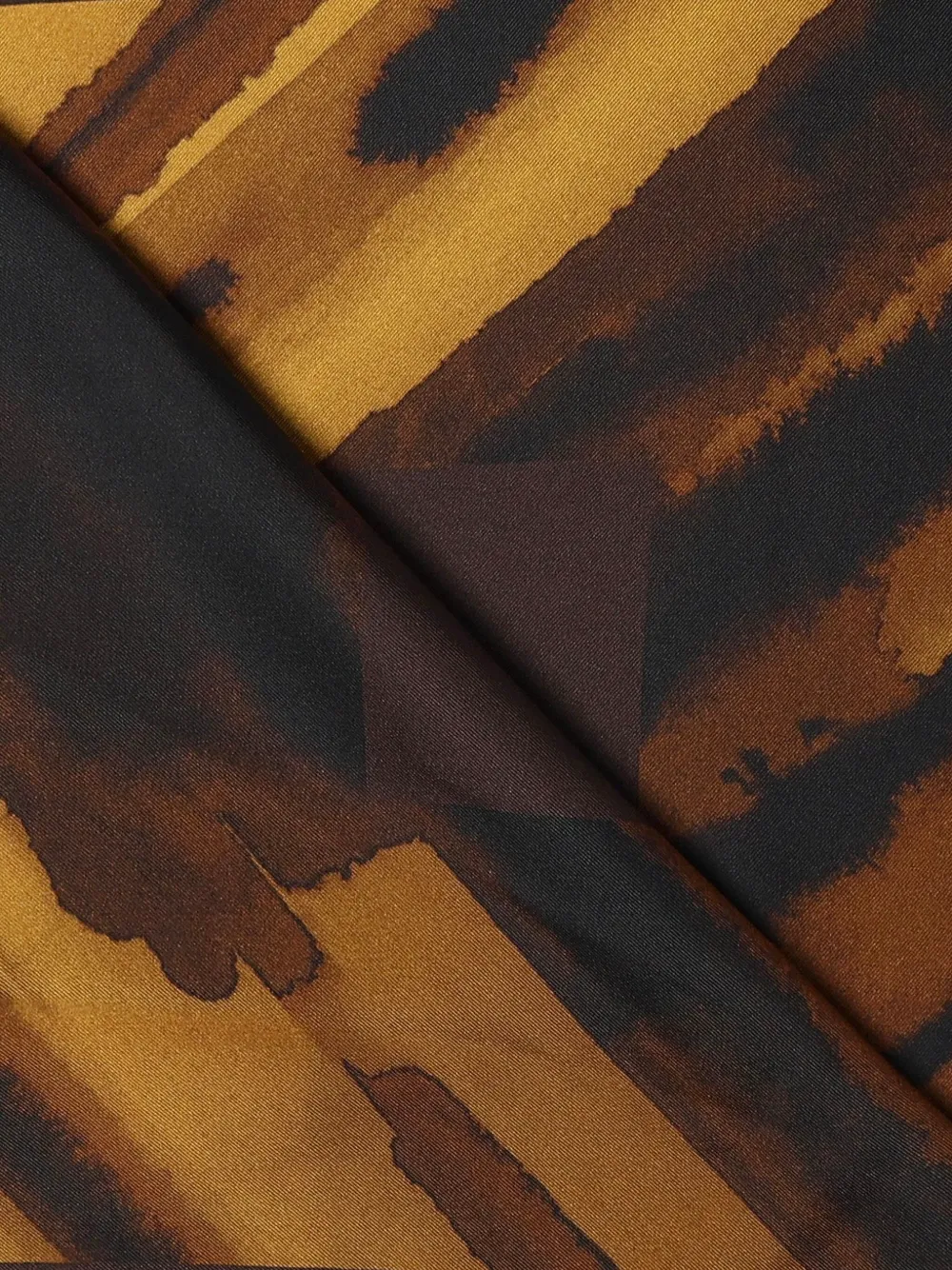 Max Mara striped-pattern silk scarf Bruin