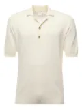 Eleventy textured weave polo shirt - Neutrals