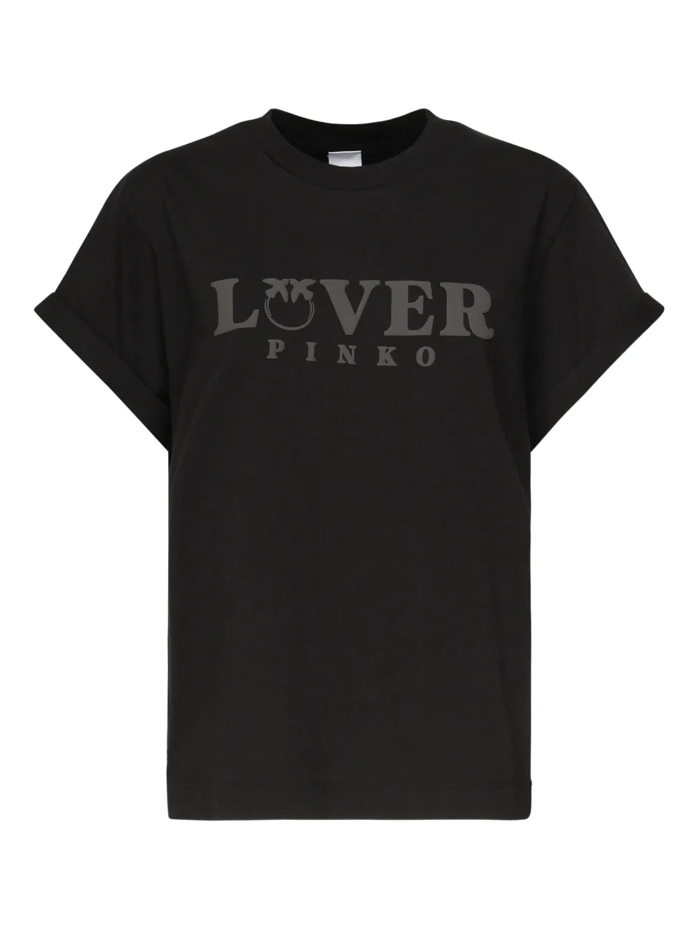 PINKO T-shirt met logoprint Zwart