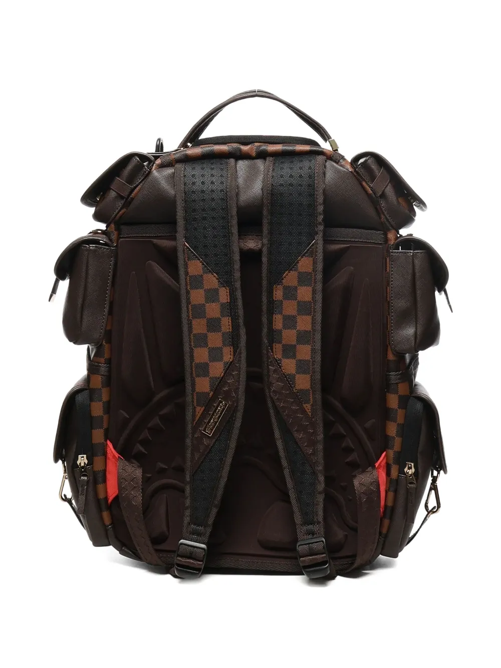 Sprayground check-pattern multi-pocket backpack | Women | Image 2