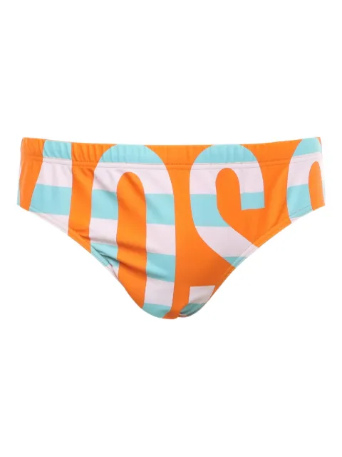 Moschino logo-print swim trunks