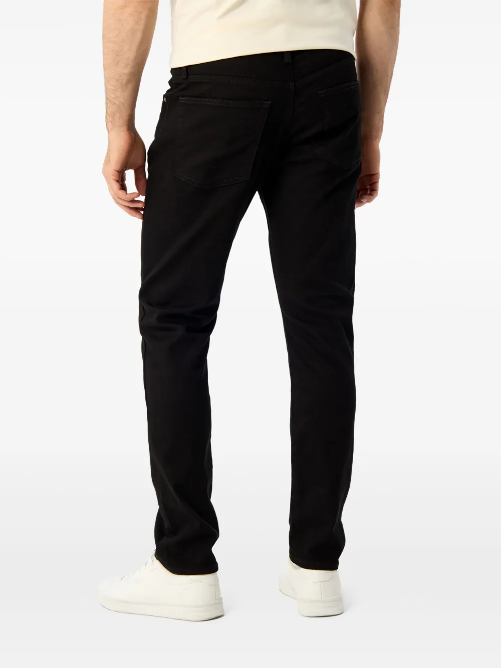 Calvin Klein Straight jeans - Zwart