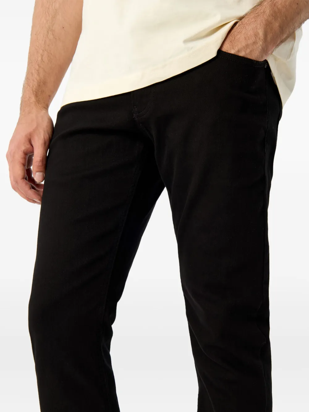 Calvin Klein Straight jeans Zwart