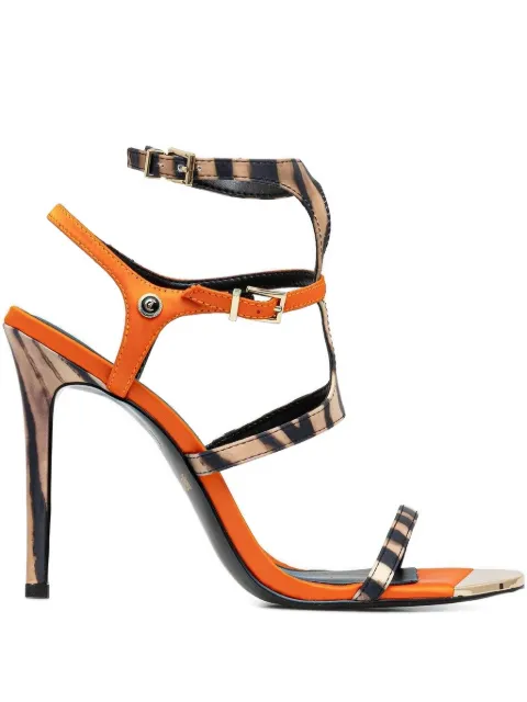 Just Cavalli zebra-print stiletto sandals