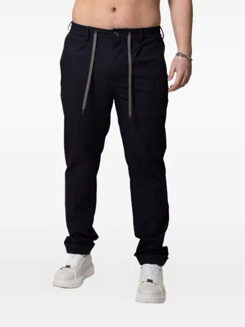 LIU JO flat-front drawstring trousers
