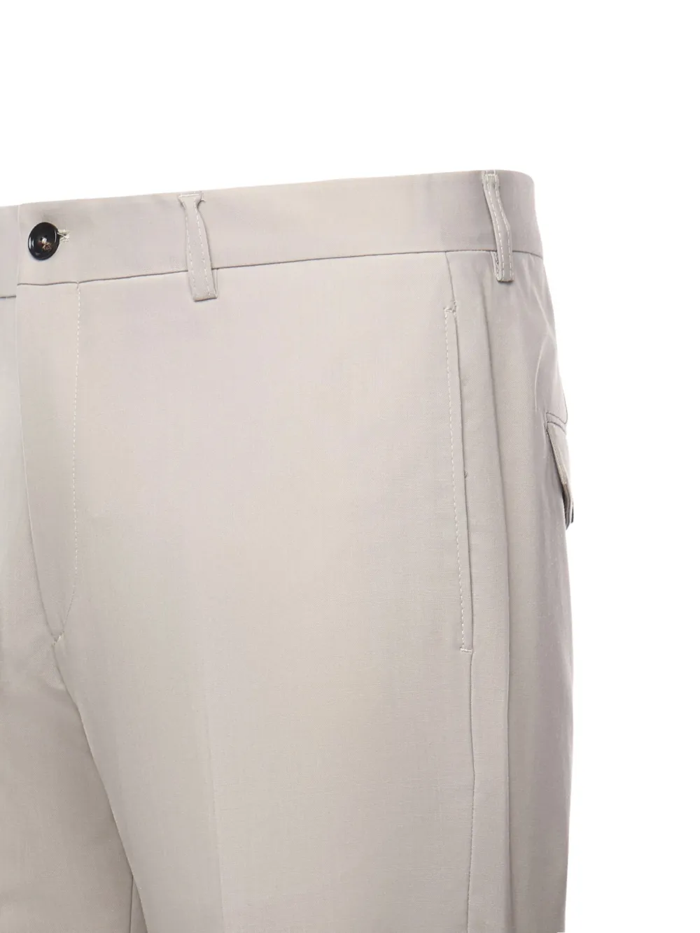 Be Able Edoardo Wool Blend Trousers In Neutral