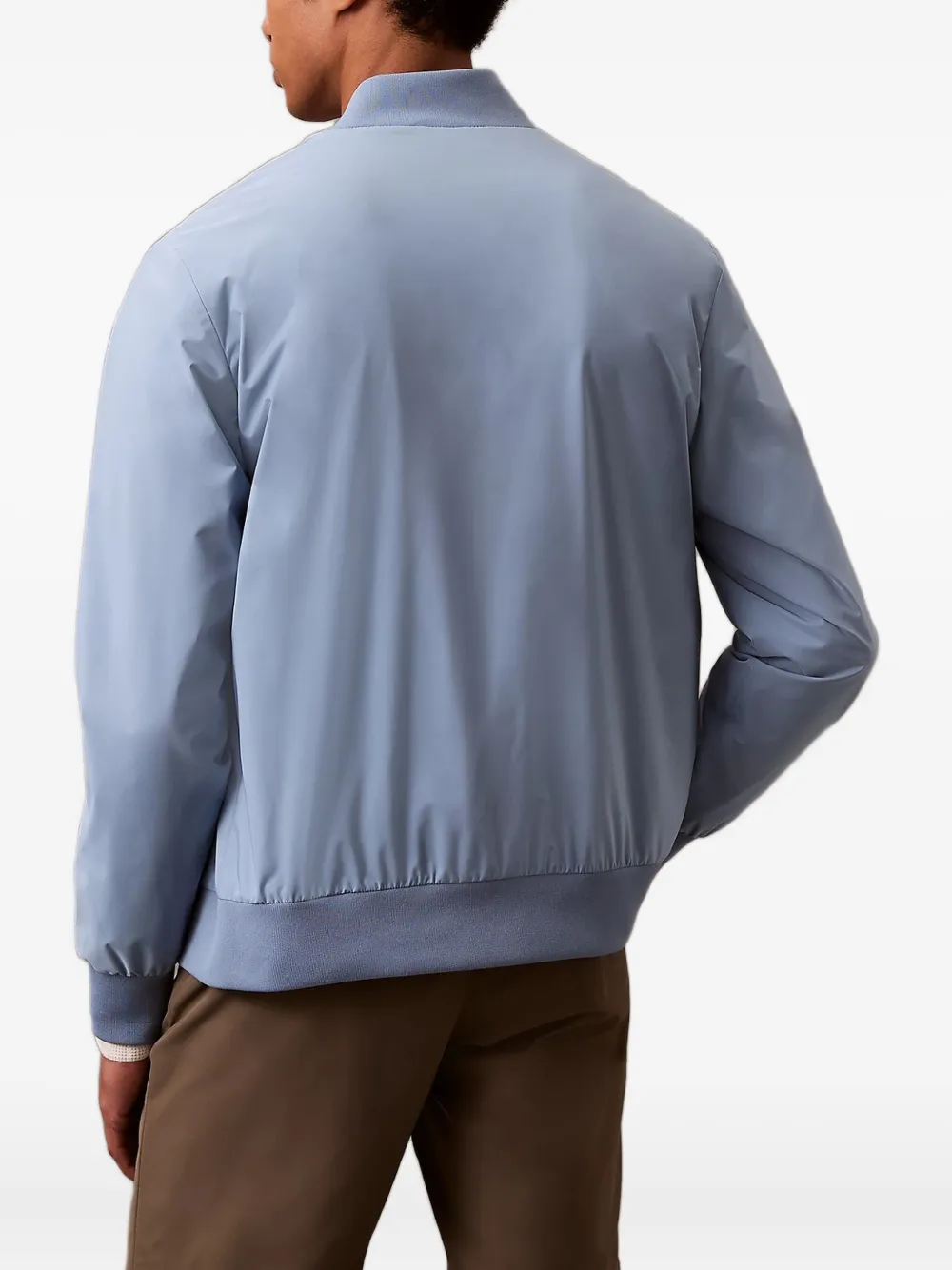 Calvin Klein Bomberjack met rits Blauw