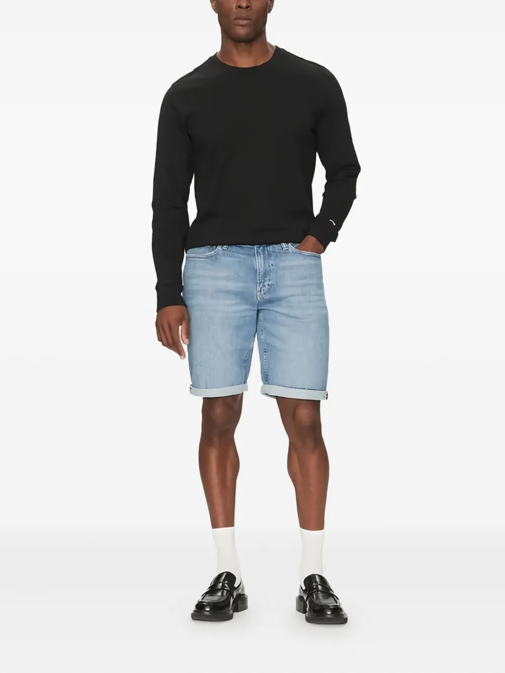Calvin Klein Denim shorts - Blauw