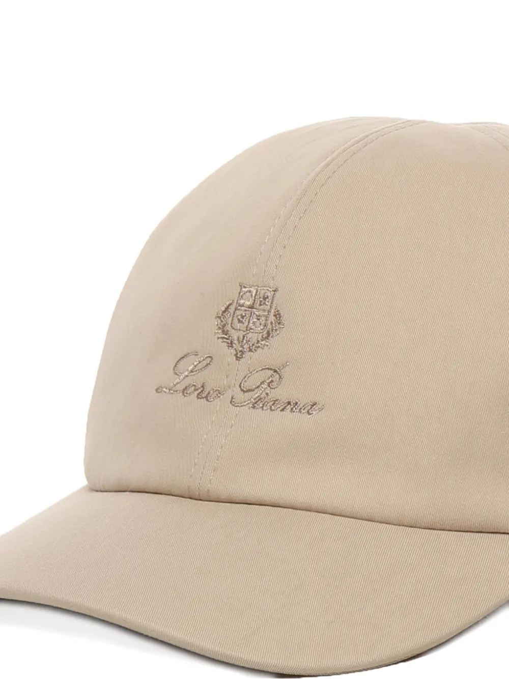 Loro Piana Embroidered-logo Baseball Cap In Neutral