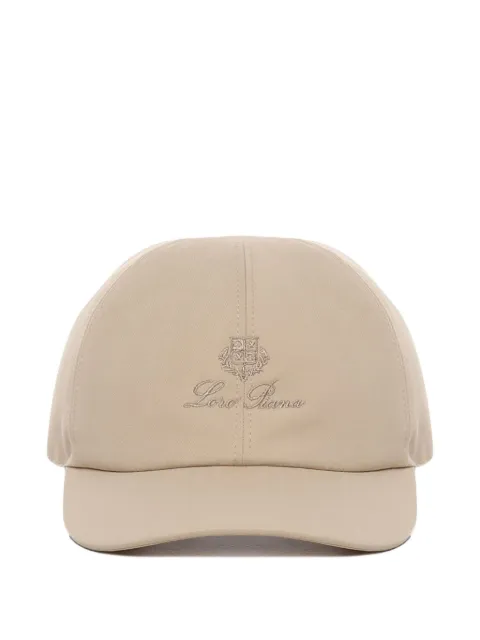 Loro Piana Baseballkappe mit Logo-Stickerei