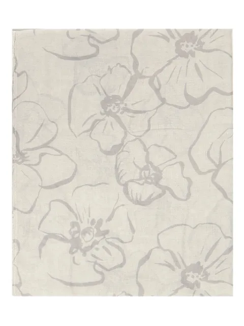 V°73 foulard à fleurs imprimées