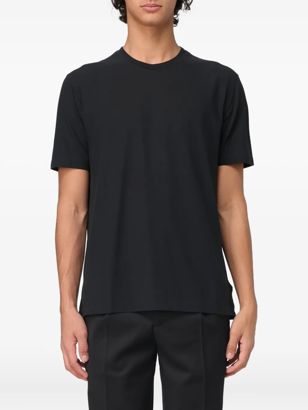 Zanone crew neck short-sleeve T-shirt Grijs