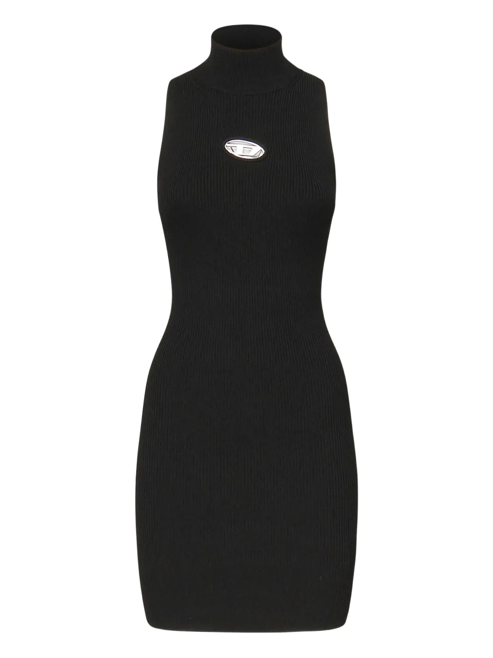 M-onervax high-neck ribbed dress