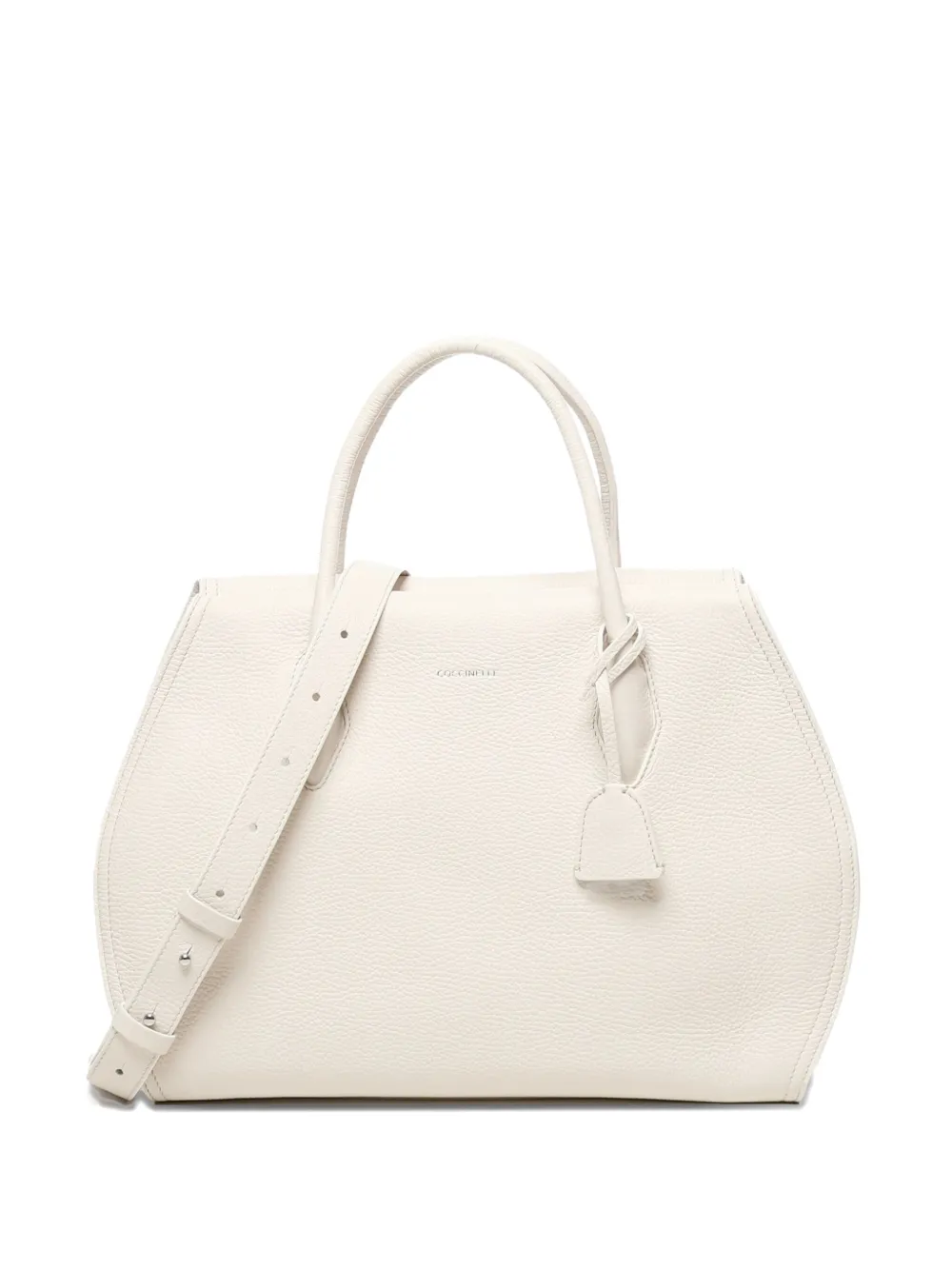 Coccinelle Medium Lord tas met handvat Wit