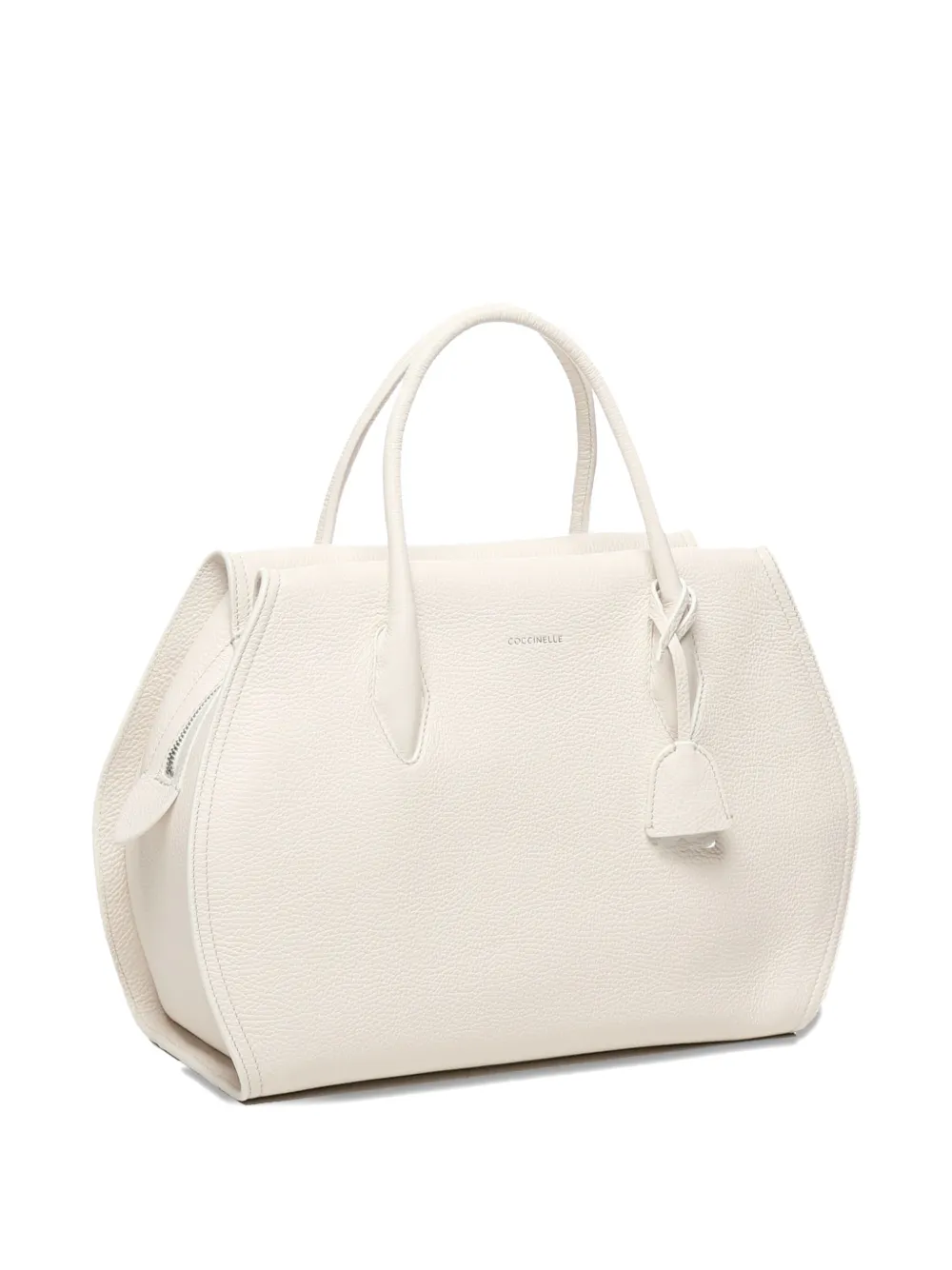 Coccinelle Medium Lord tas met handvat Wit