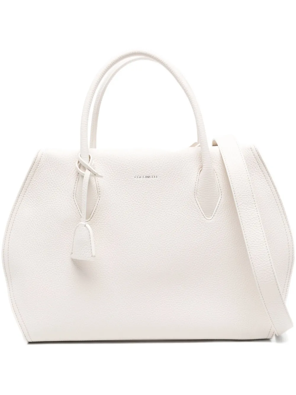 Coccinelle medium Lord top-handle bag | White | Image 1