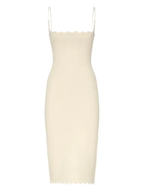 For Love And Lemons scalloped-hem slip dress