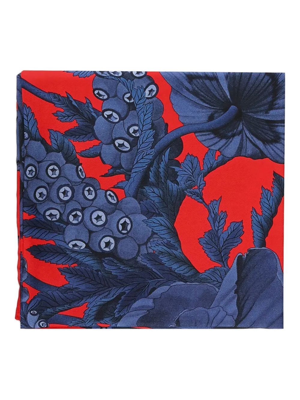 Ferragamo floral-print silk scarf Rood