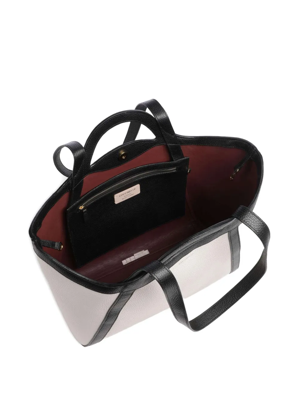 Coccinelle Amalia medium shopper Wit