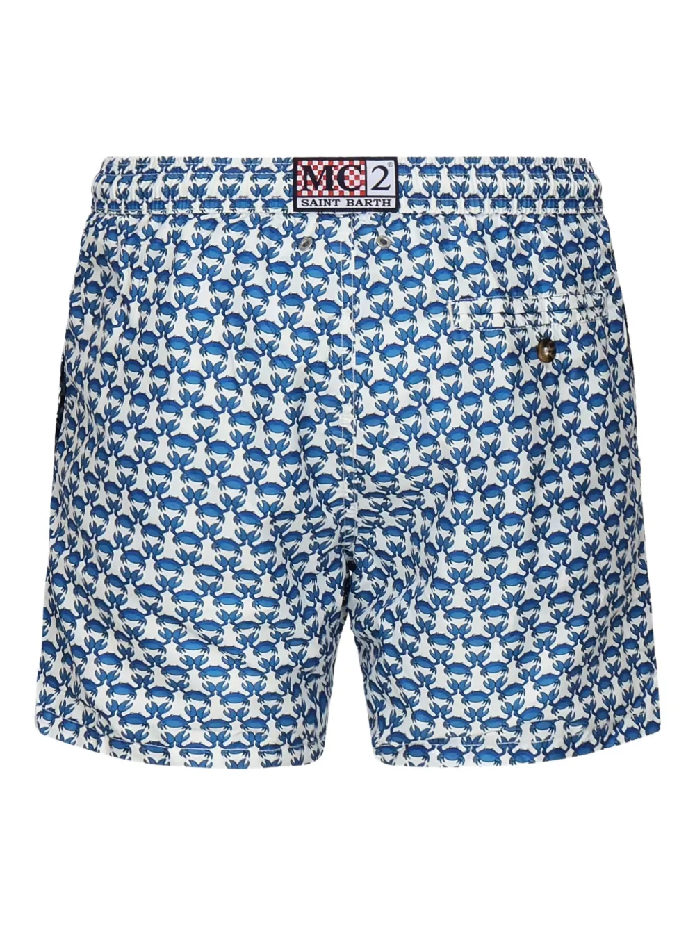 MC2 Saint Barth crab-print swim shorts Blauw