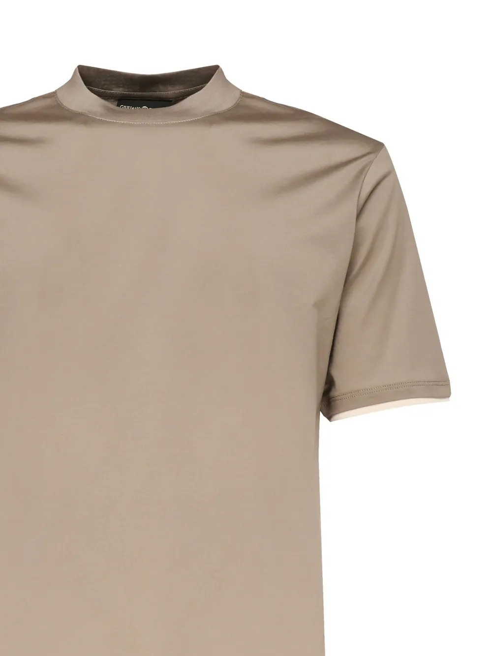 Giuliano Galiano T-shirt met ronde hals Beige