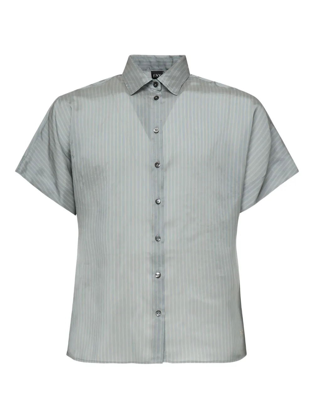 Fay Gestreept shirt Blauw