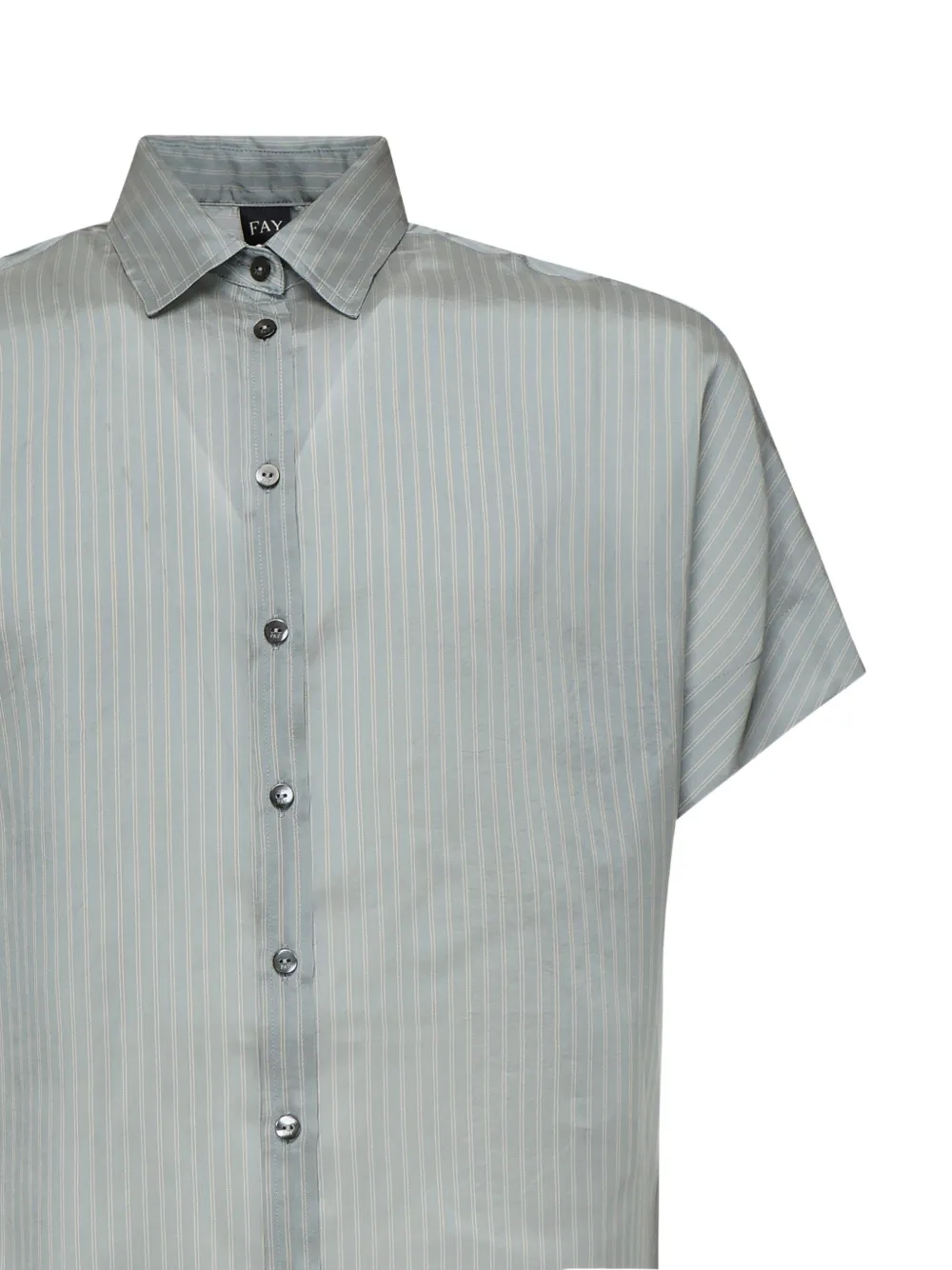 Fay Gestreept shirt Blauw