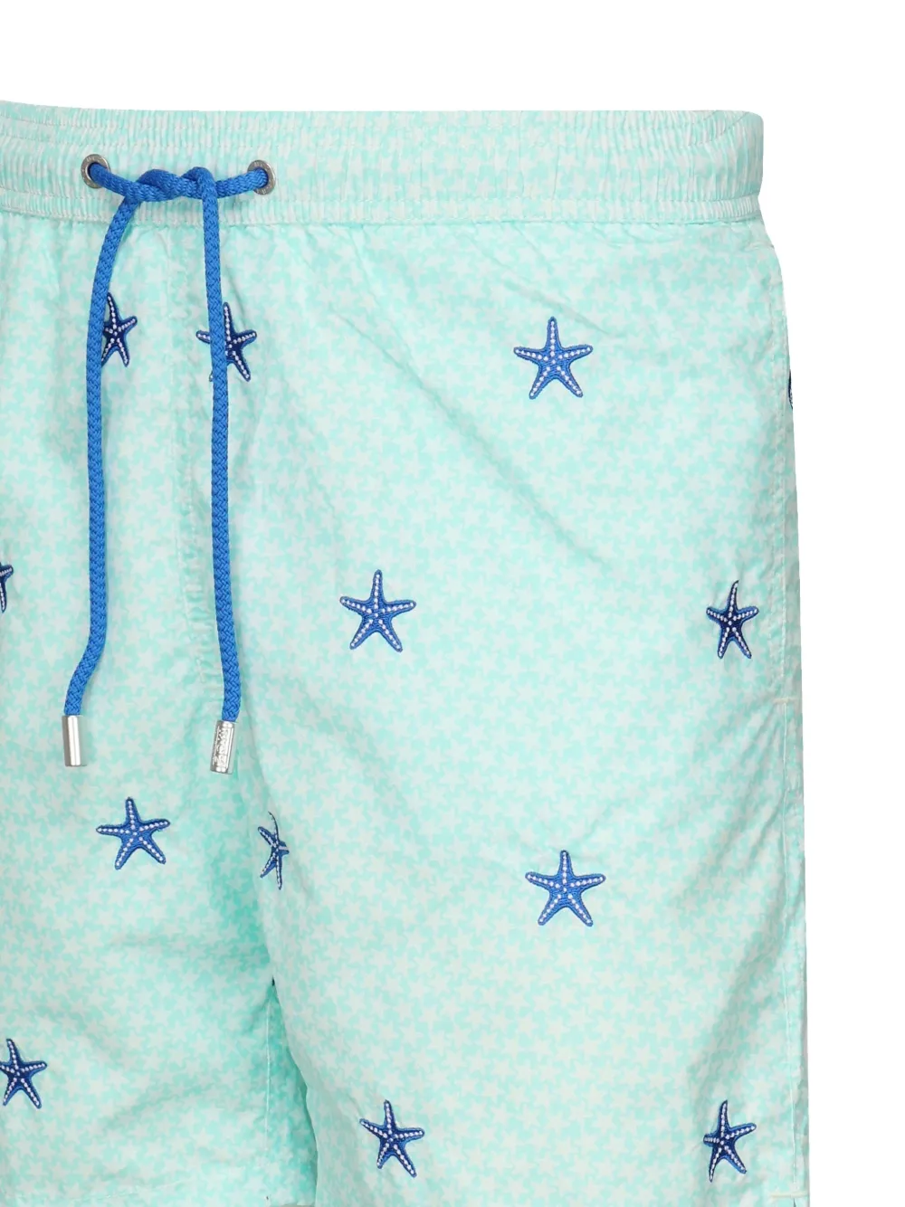 MC2 Saint Barth starfish-print drawstring swim shorts Groen