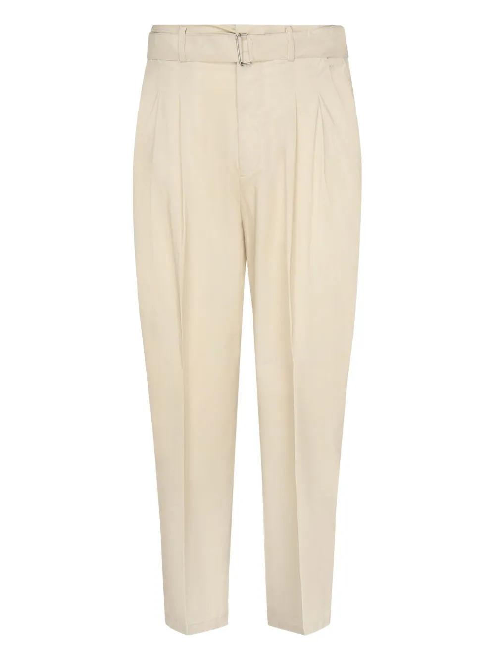 BE ABLE Plooibroek met ceintuur Beige