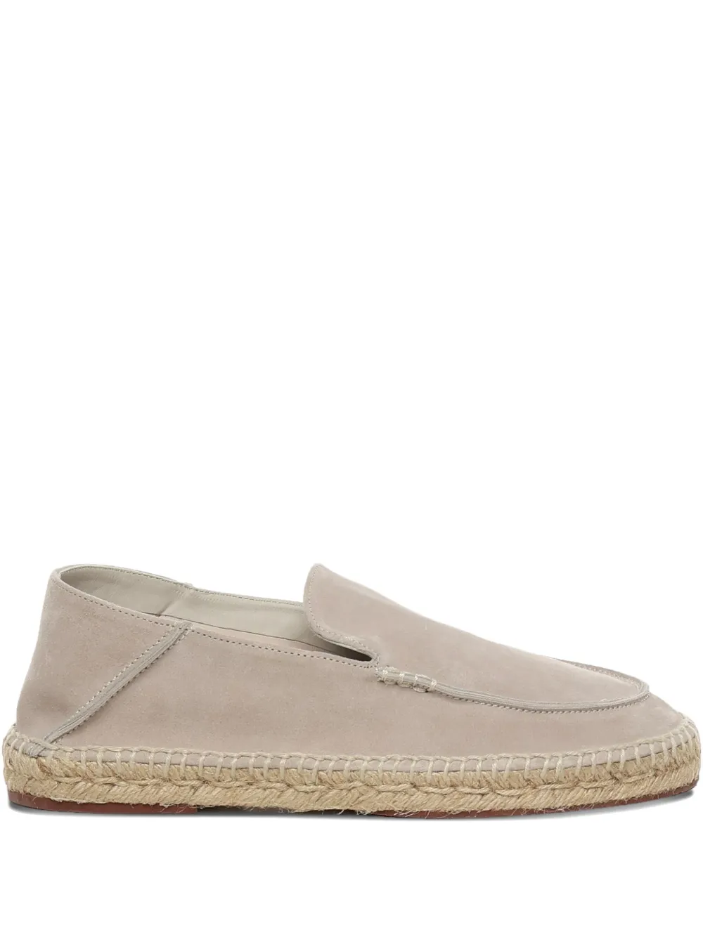 Loro Piana Seaside Walk suede calfskin espadrilles CLASSIC BEIGE