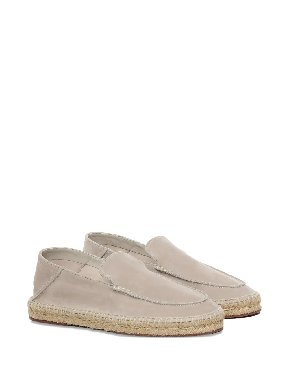 Loro Piana Seaside Walk suede calfskin espadrilles CLASSIC BEIGE