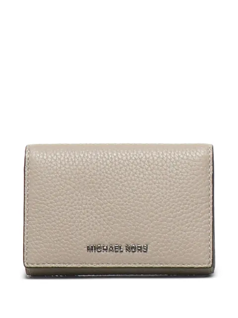 Michael Kors Hudson pebbled leather snap wallet
