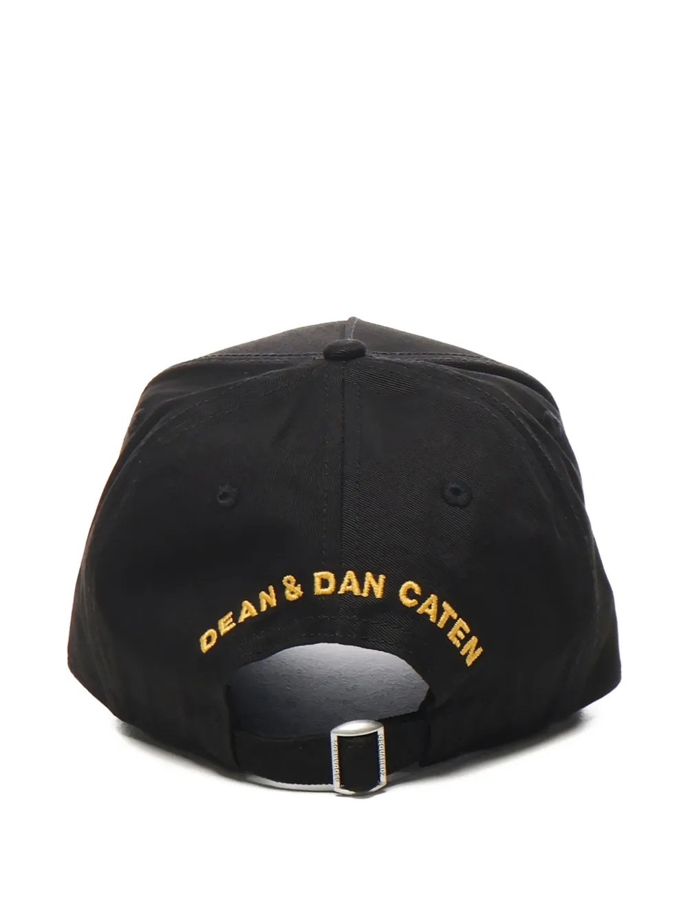 DSQUARED2 logo-patch adjustable baseball cap Zwart